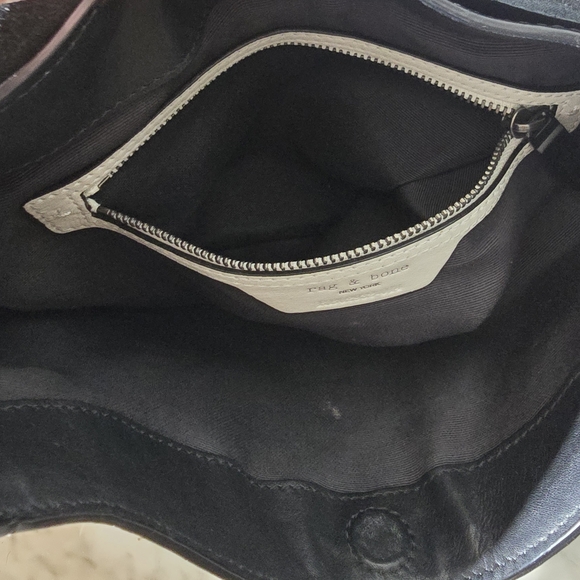 Rag & Bone Black and Leopard Crossbody Bag - Picture 9 of 14